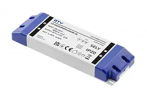 Блок питания для светодиодов LED PRO+ 220/24V 60W IP 20 — купить оптом и в розницу в интернет магазине GTV-Meridian.